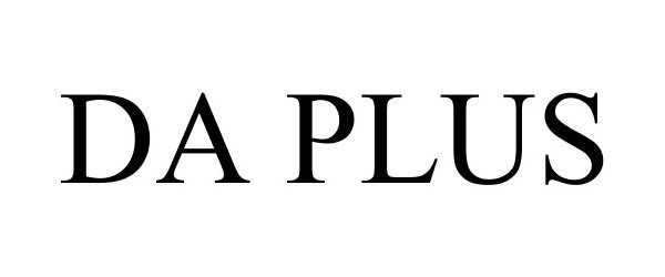Trademark Logo DA PLUS