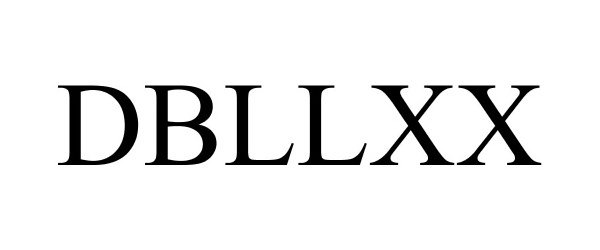 Trademark Logo DBLLXX