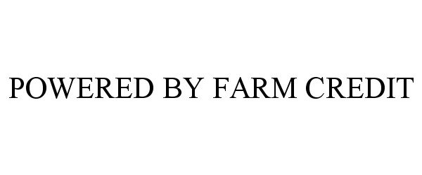  POWERED BY FARM CREDIT