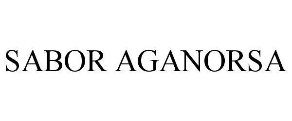 Trademark Logo SABOR AGANORSA
