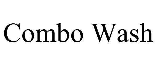 Trademark Logo COMBO WASH