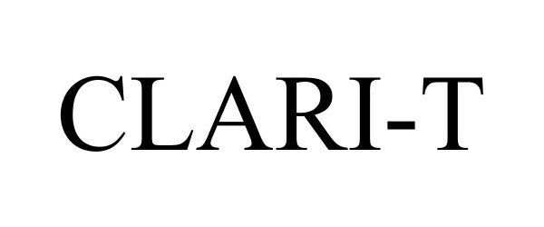 Trademark Logo CLARI-T
