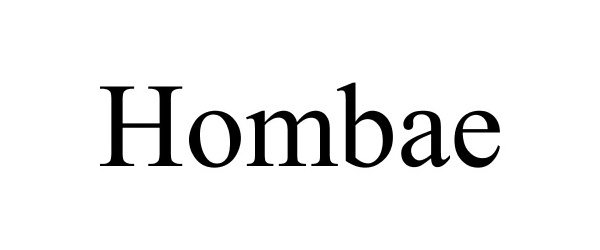 Trademark Logo HOMBAE