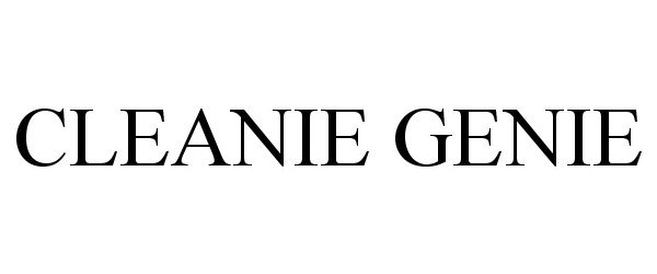 Trademark Logo CLEANIE GENIE
