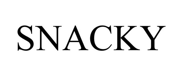 Trademark Logo SNACKY