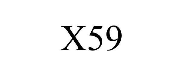 Trademark Logo X59