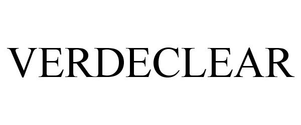 Trademark Logo VERDECLEAR