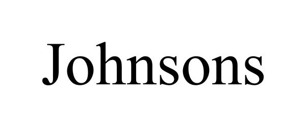 Trademark Logo JOHNSONS