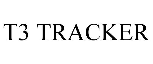 Trademark Logo T3TRACKER