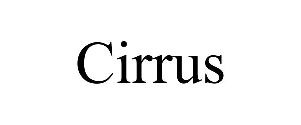 Trademark Logo CIRRUS