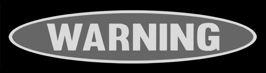 Trademark Logo WARNING