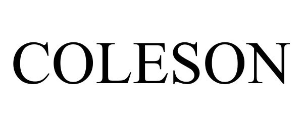 Trademark Logo COLESON