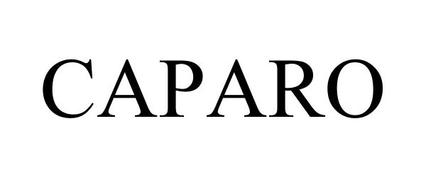 Trademark Logo CAPARO