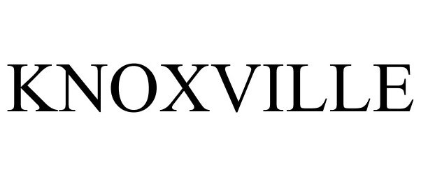 Trademark Logo KNOXVILLE