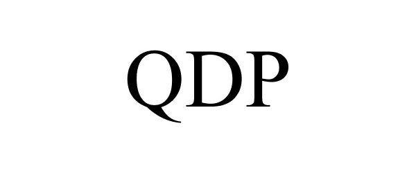 Trademark Logo QDP