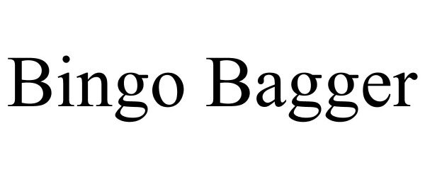 Trademark Logo BINGO BAGGER