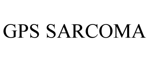 Trademark Logo GPS SARCOMA