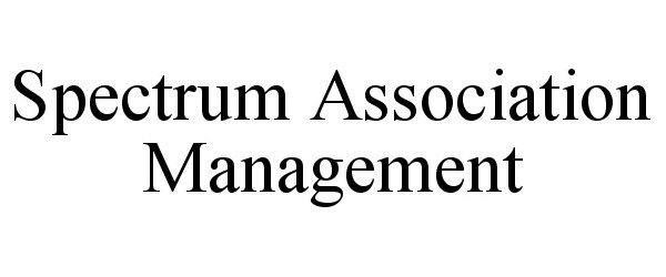 Trademark Logo SPECTRUM ASSOCIATION MANAGEMENT