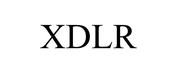 Trademark Logo XDLR