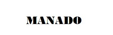 Trademark Logo MANADO