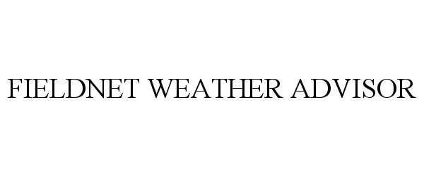  FIELDNET WEATHER ADVISOR