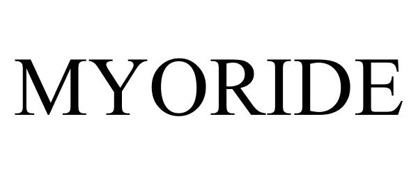 Trademark Logo MYORIDE