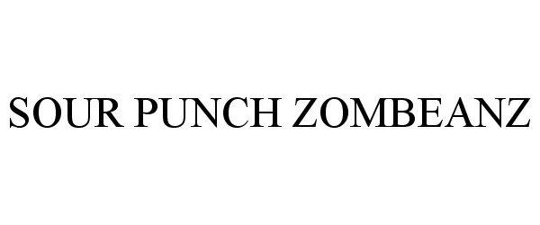 Trademark Logo SOUR PUNCH ZOMBEANZ