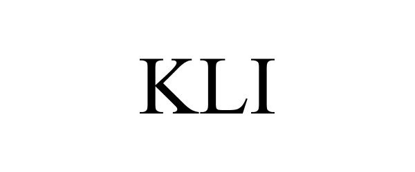 Trademark Logo KLI