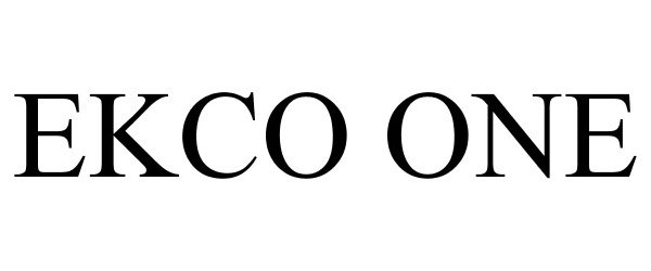 Trademark Logo EKCO ONE