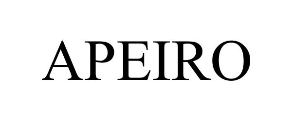 Trademark Logo APEIRO