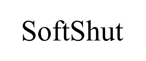 Trademark Logo SOFTSHUT