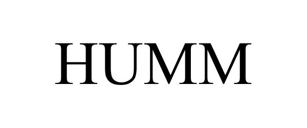 Trademark Logo HUMM