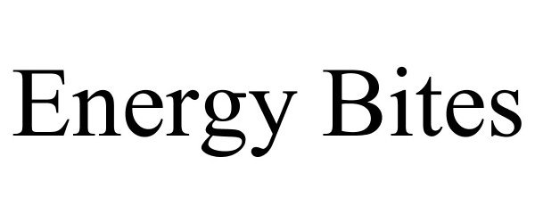 Trademark Logo ENERGY BITES