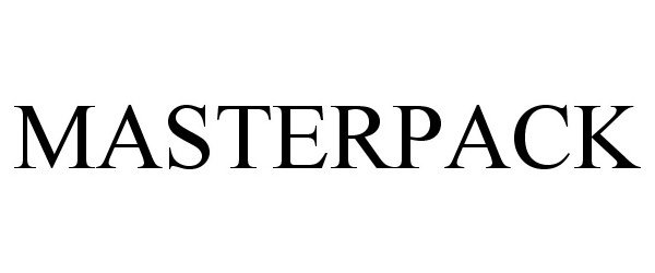 Trademark Logo MASTERPACK