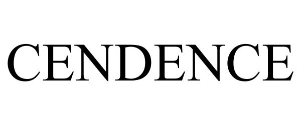 Trademark Logo CENDENCE