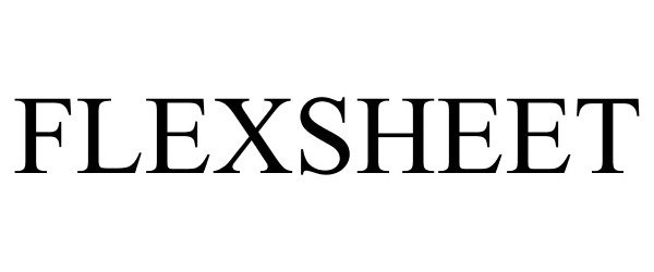 Trademark Logo FLEXSHEET