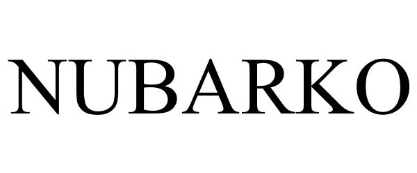 Trademark Logo NUBARKO