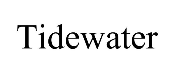 Trademark Logo TIDEWATER