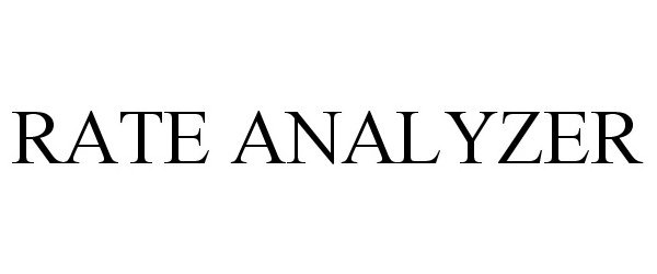  RATE ANALYZER