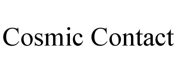 Trademark Logo COSMIC CONTACT