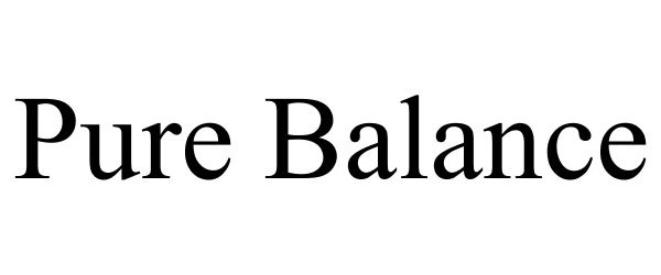 Trademark Logo PURE BALANCE