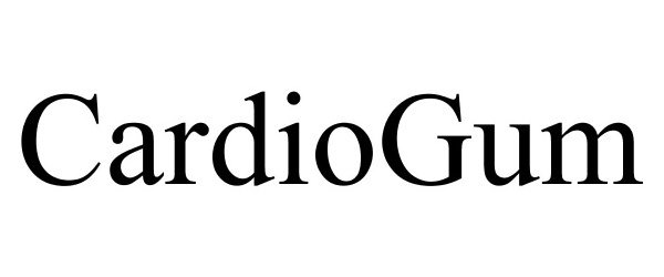 Trademark Logo CARDIOGUM