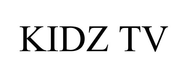 Trademark Logo KIDZ TV
