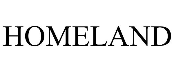 Trademark Logo HOMELAND