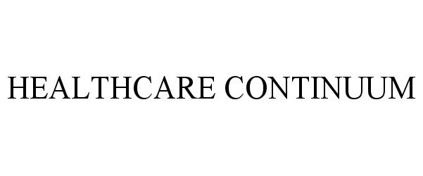 Trademark Logo THE HEALTHCARE CONTINUUM