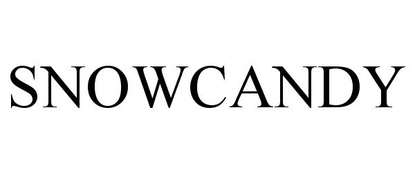 Trademark Logo SNOWCANDY