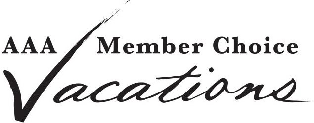 Trademark Logo AAA MEMBER CHOICE VACATIONS