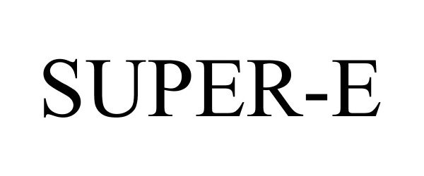 Trademark Logo SUPER-E