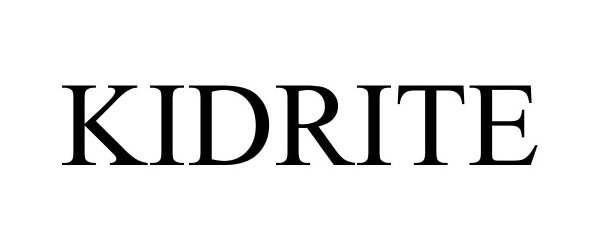 Trademark Logo KIDRITE