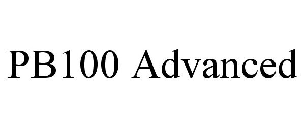  PB100 ADVANCED